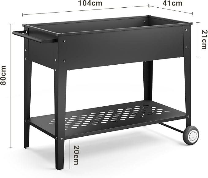 Raised bed, balcony/compact