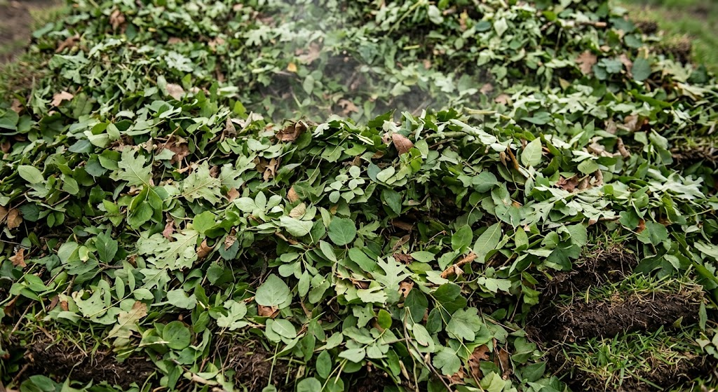 Turf/sod or leaves (Rasensoden/Laub)